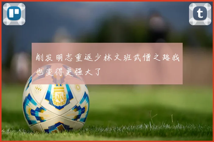 削发明志重返少林文班武僧之路我也变得更强大了